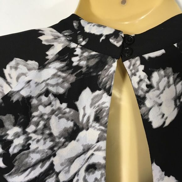 LORD & TAYLOR DESIGN LAB BOHO COTTAGECORE FLORAL LONG SLEEVE ROMPER POCKETS M - Picture 6 of 16